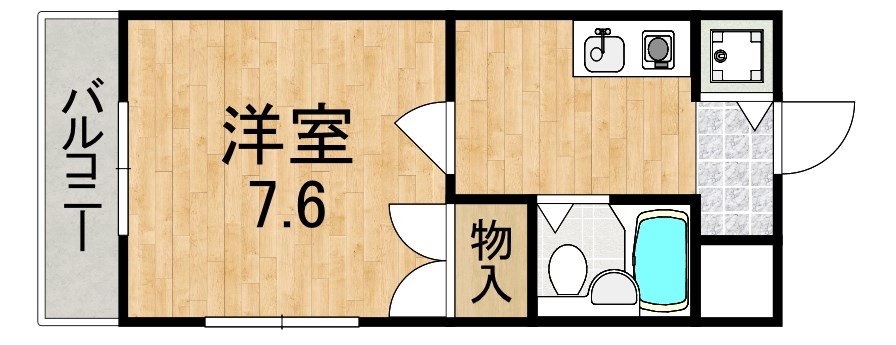 エスポワール信貴 301号室 間取り