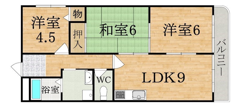 エーデルハイム前川 間取り図