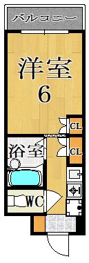 新大宮シティ・パル 616号室 間取り