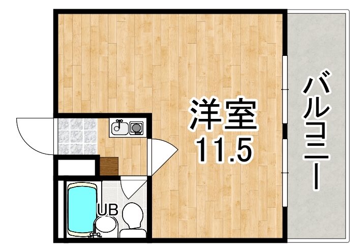 北羅マンション 間取り図