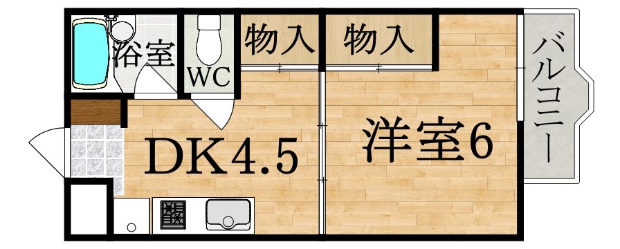 ブロッサム真菅 302号室 間取り