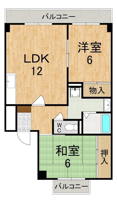 ラフォーレ三郷 間取り図