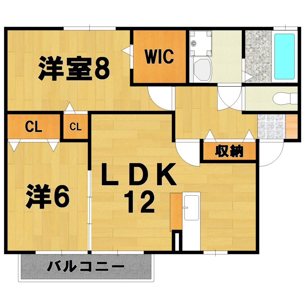 ヴィーブルＢ棟 間取り図