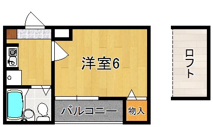 シティパレスＪＲ郡山駅前Ｐ２ 間取り