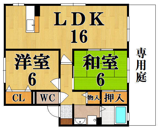 シャンテかしの木 間取り