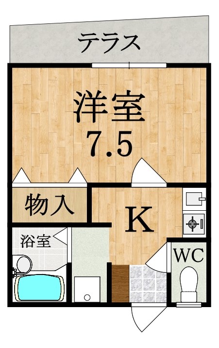 駒井ハイツ 間取り図