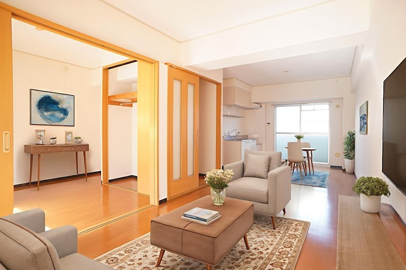 サンパレス大神 リビング