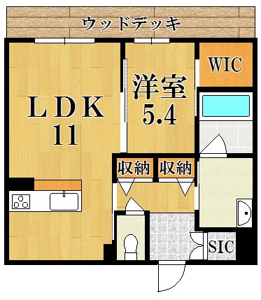アンビシア 103号室 間取り