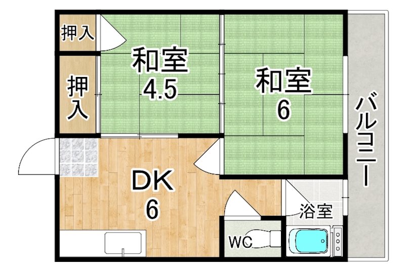 法蓮マンション 303号室 間取り