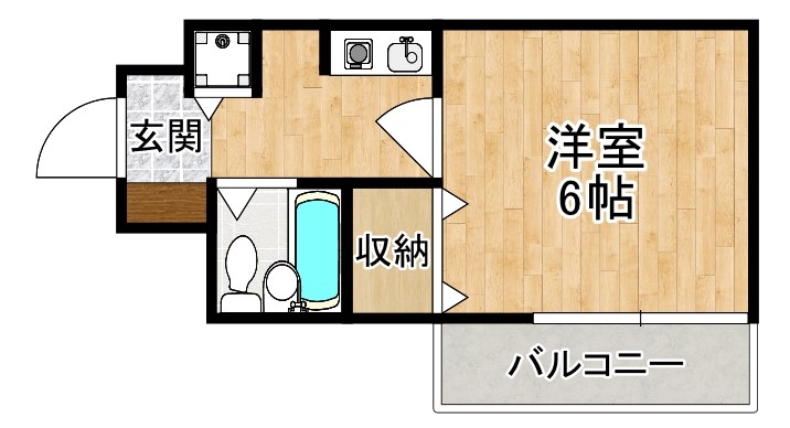 シティパレスJR奈良P-7 間取り図