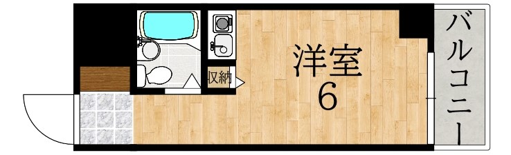 シティホームズ富雄駅前 403号室 間取り