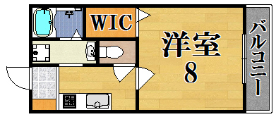 エスポワールＡ 101号室 間取り