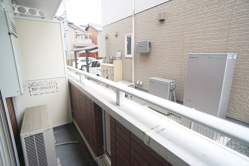 ビサイド法隆寺 ベランダ