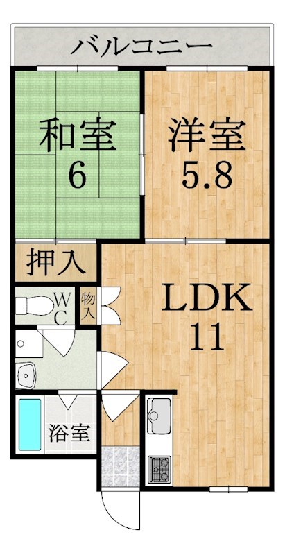 エメリーパレス 間取り図