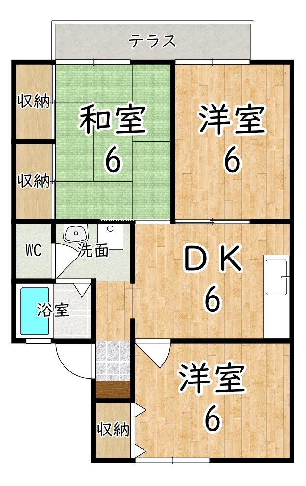 桑の実ハッピーハウス 間取り図