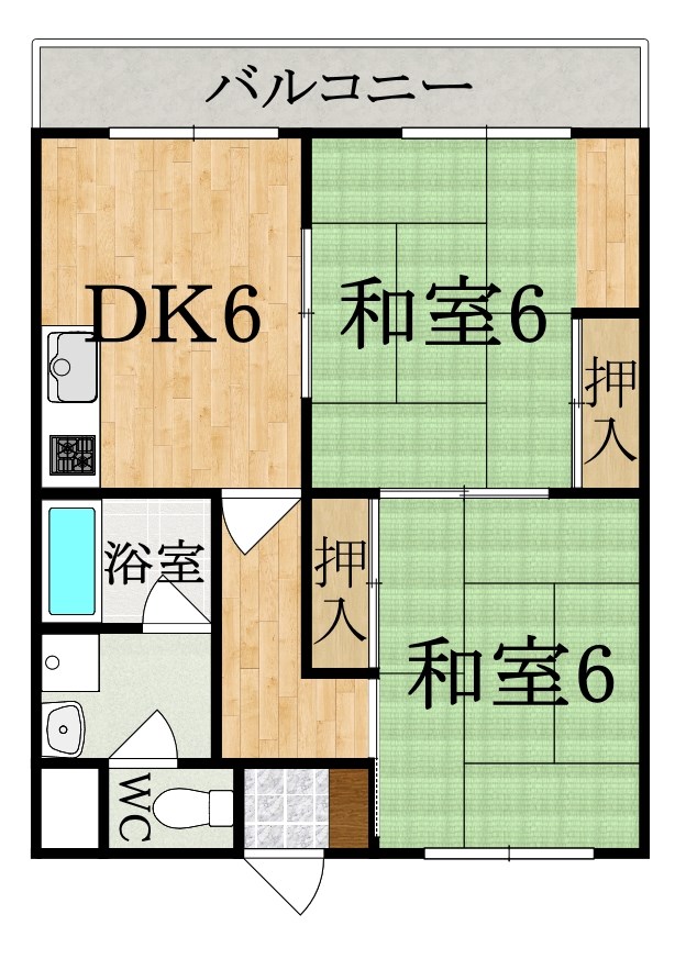 シルクロード醍醐 間取り図