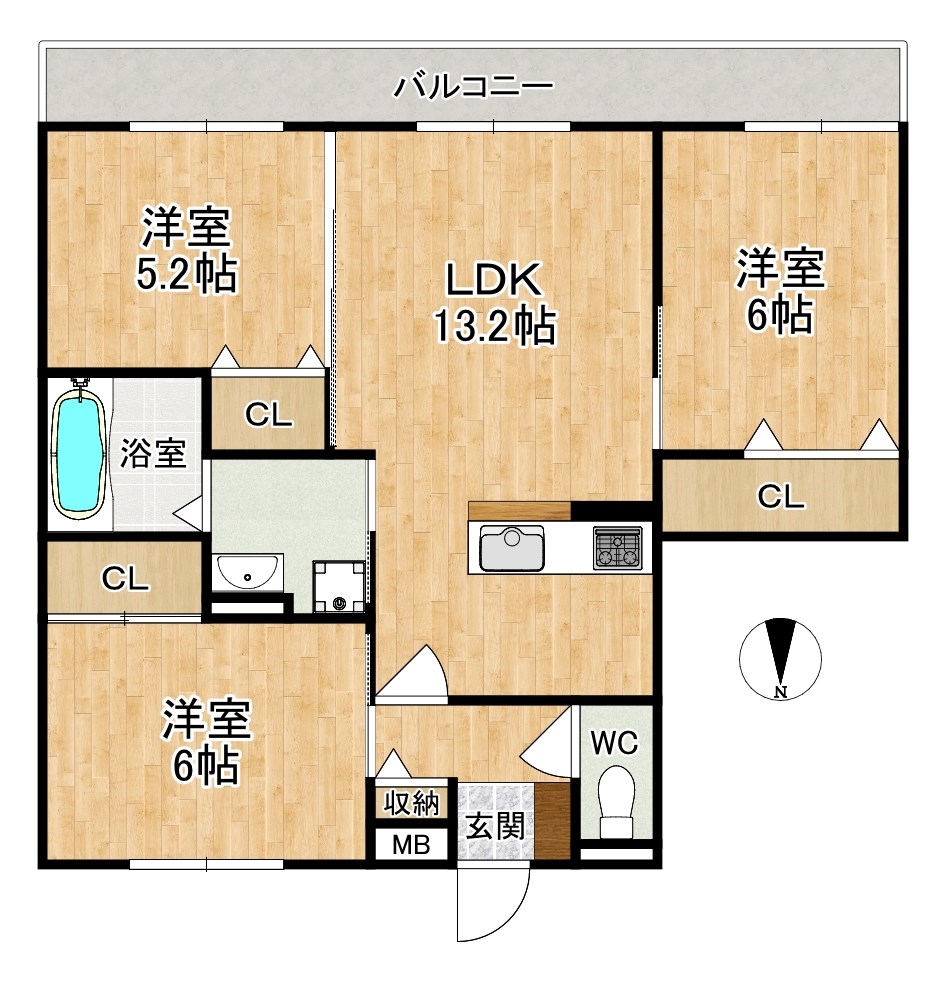 KOJIKA(こじか) 間取り図