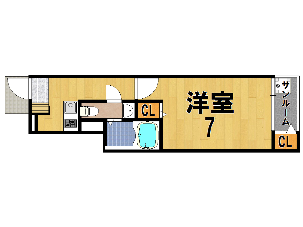 ＮＥＷ　コリーナ 102号室 間取り