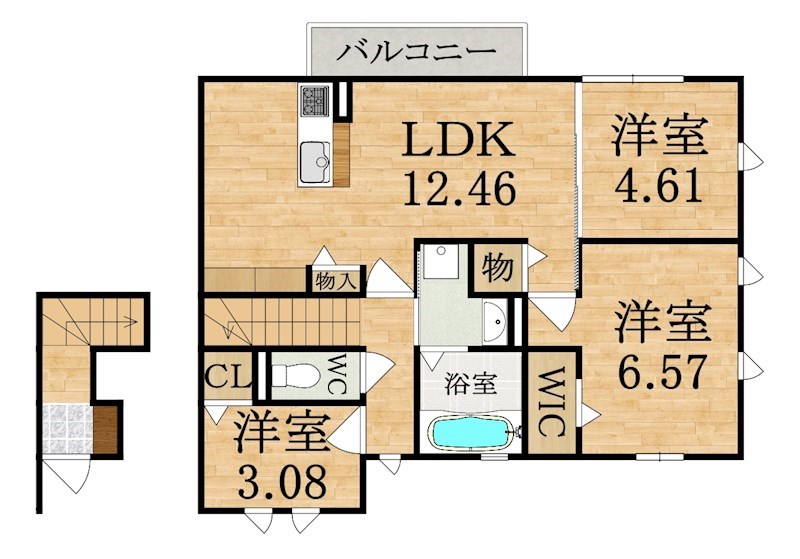 リッツ　ハウス 203号室 間取り