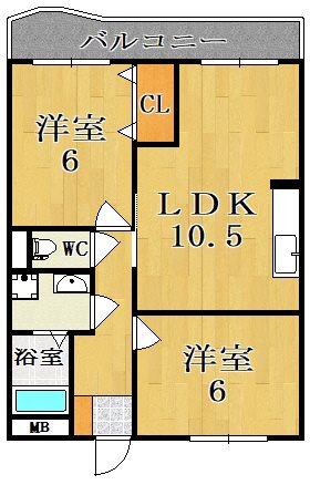 メゾンパレス新大宮 203号室 間取り
