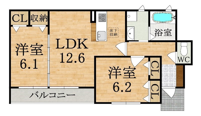 ブエナ　レラシオン 間取り図