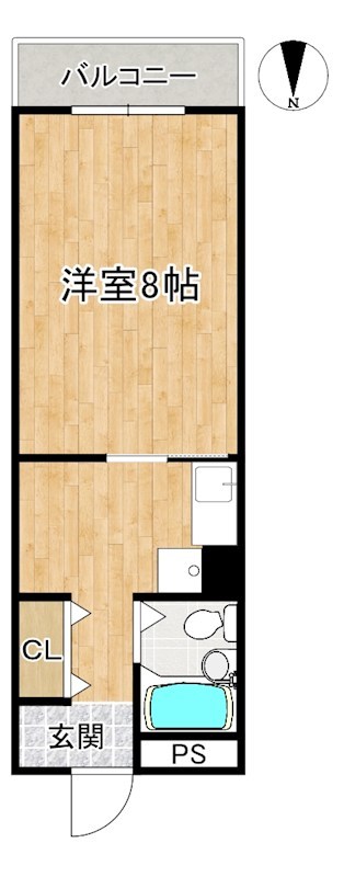 サンサーラ奈良 303号室 間取り