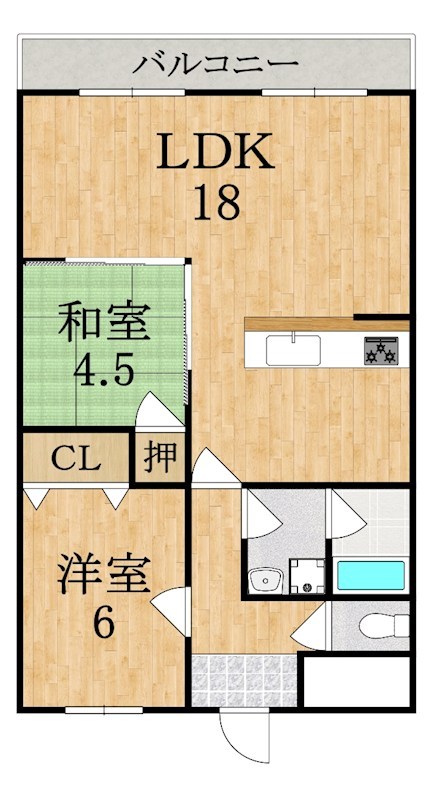 JSC生駒 間取り図