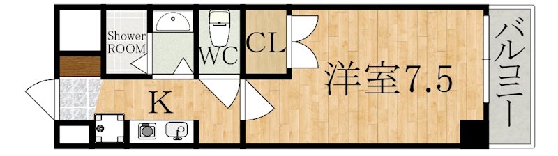 アネックス・ロミー 703号室 間取り