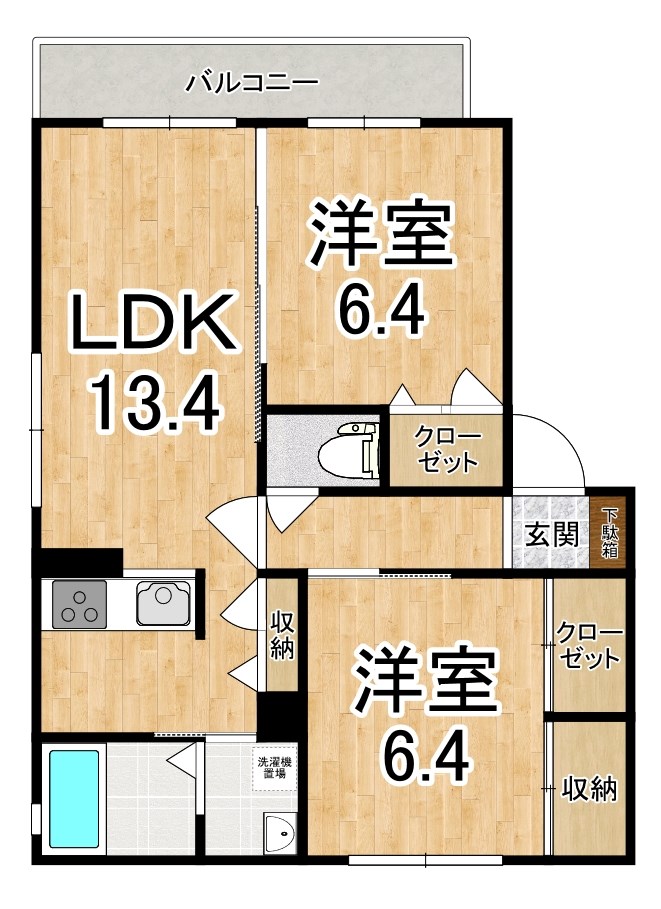 ルミナスＡ 302号室 間取り