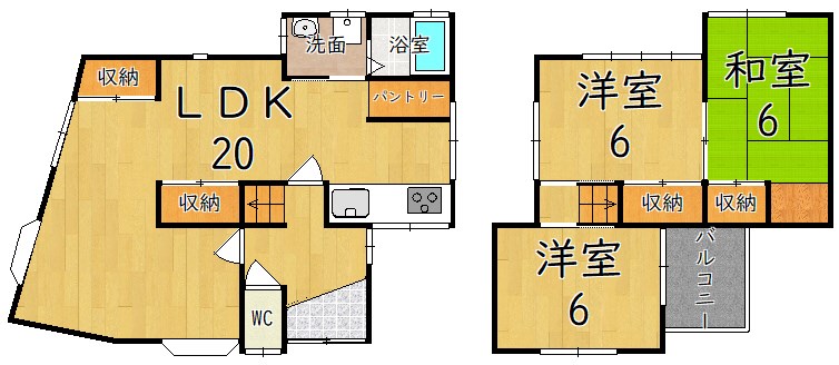 こぶたハウス09 間取り