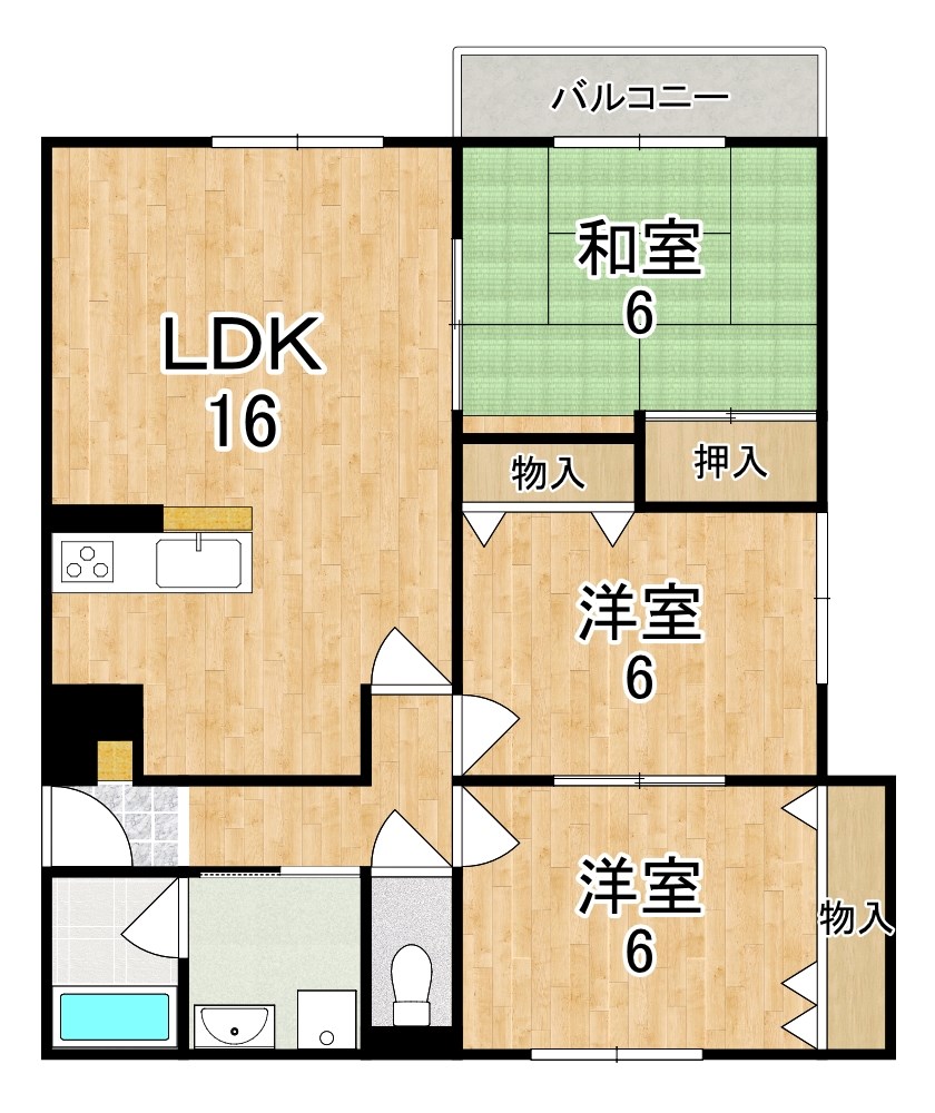 ベルドミール 間取り図