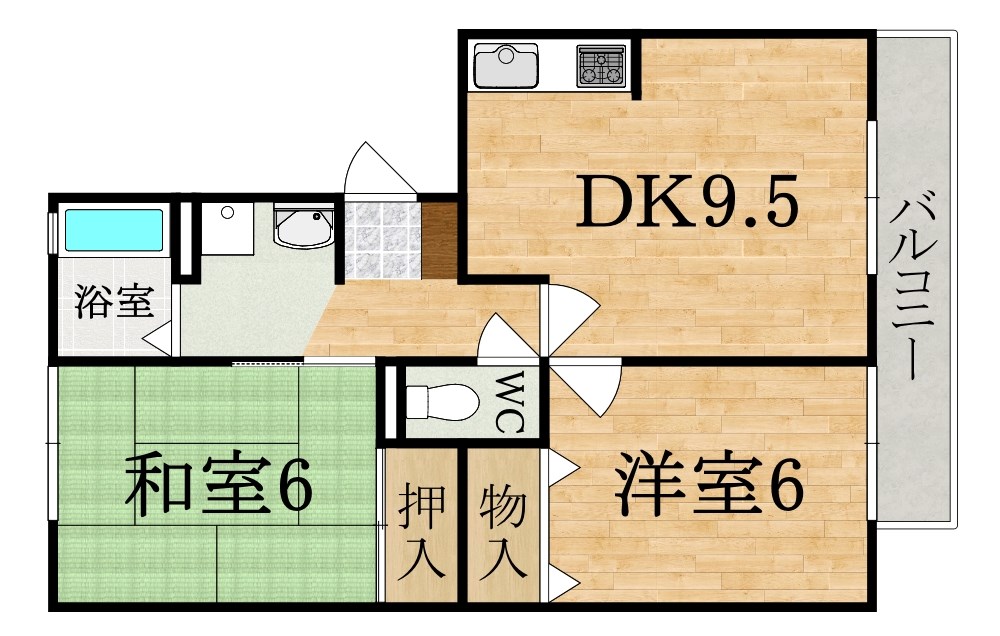 アムール橿原 間取り図