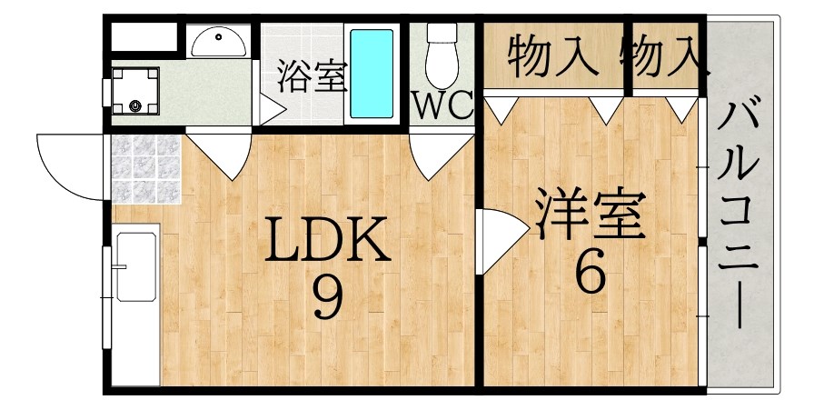 マンションヒライ 間取り図