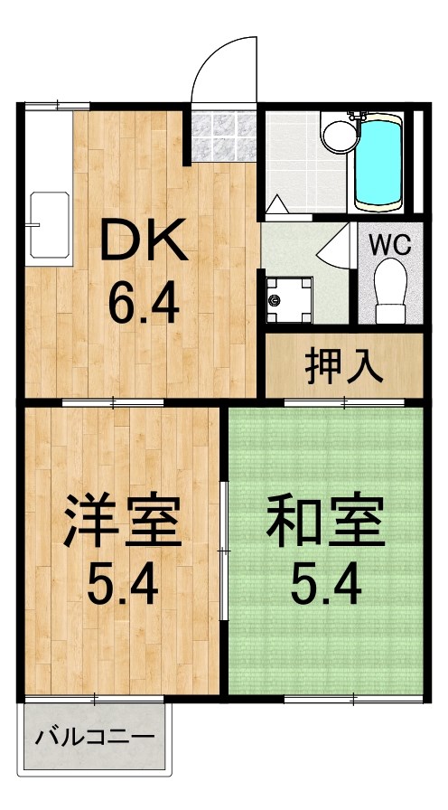 レジデンス桜ケ丘 間取り図