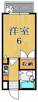 オークマンションおおみや 205号室 間取り