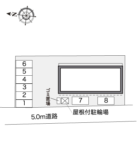 レオパレス富堂 ベランダ