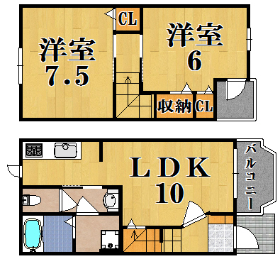 サニーフラット 間取り図