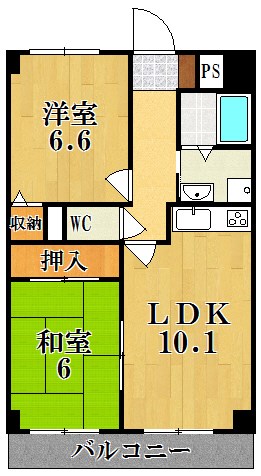 ウエストポートＡ棟 301号室 間取り