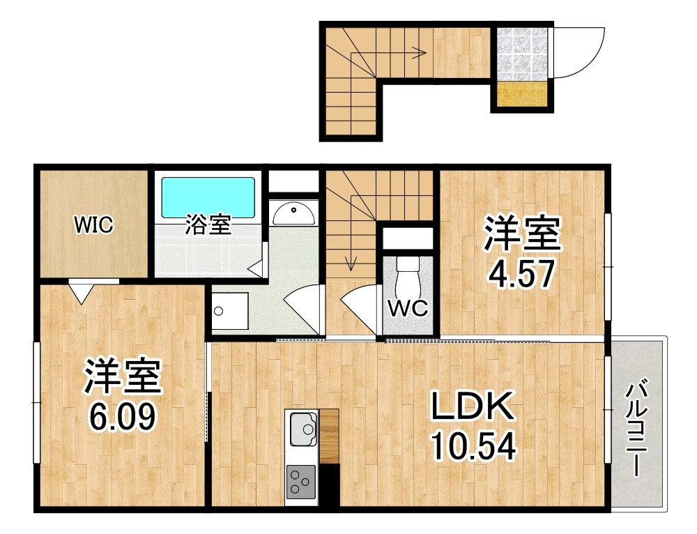 ウインドウⅡ 間取り図