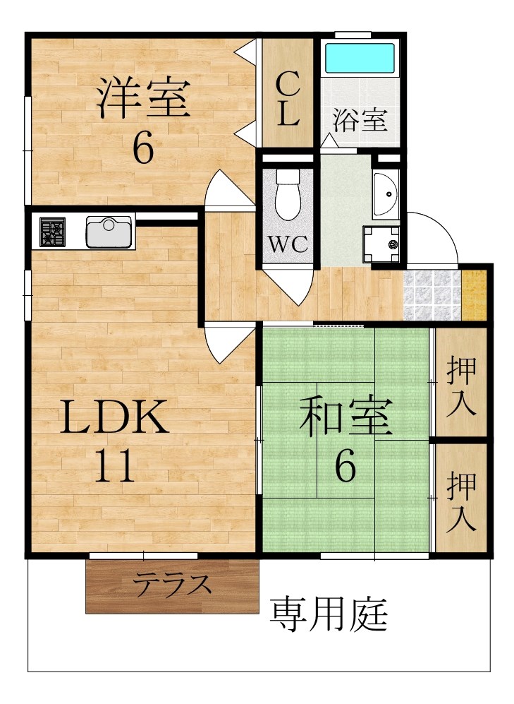 エトワールエイワⅡ 間取り図