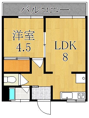 岡本ビル 301号室 間取り