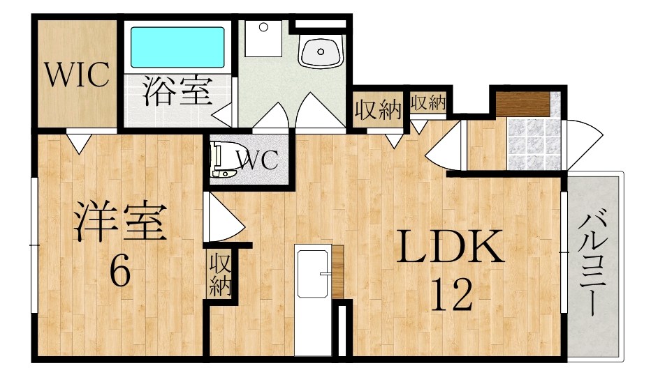 サクラガーデンⅡ 101号室 間取り