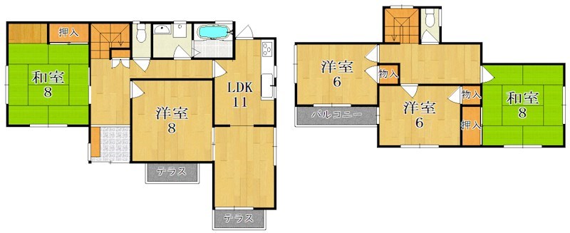 馬見中1丁目戸建 間取り