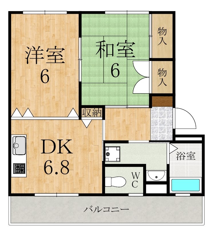 サンパティーク 間取り図