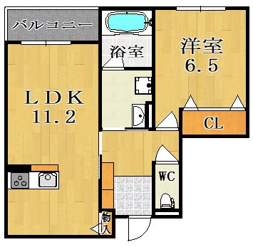 ライムストーン新大宮 302号室 間取り