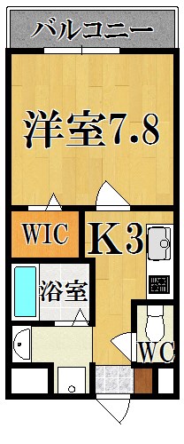 プリマヴェリーレ 106号室 間取り