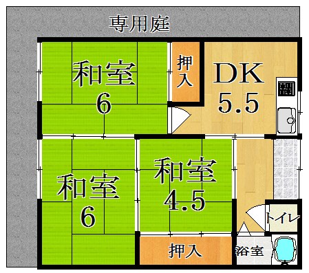 瀧タウンB 間取り