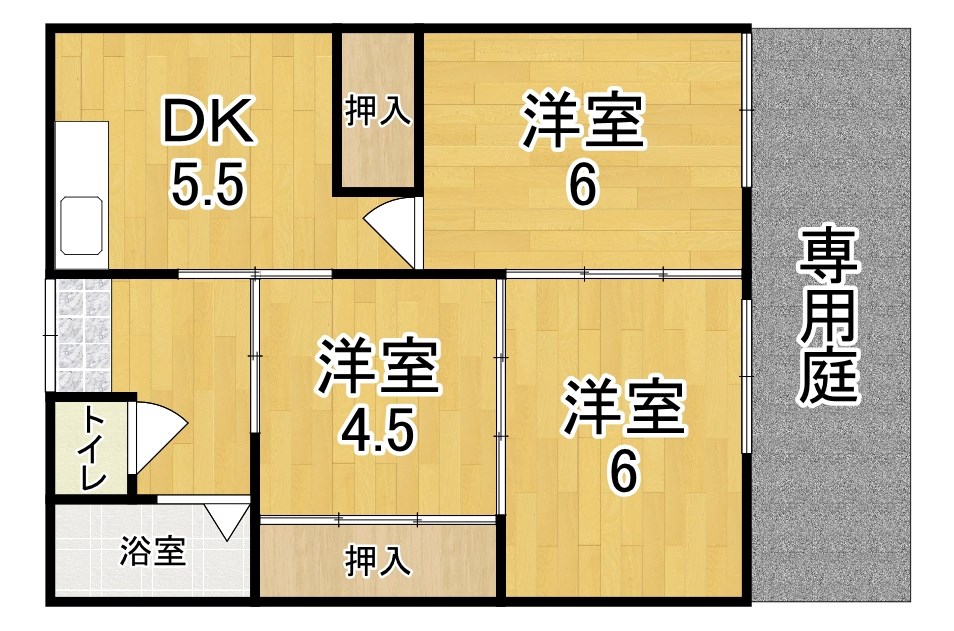 瀧タウンB 間取り
