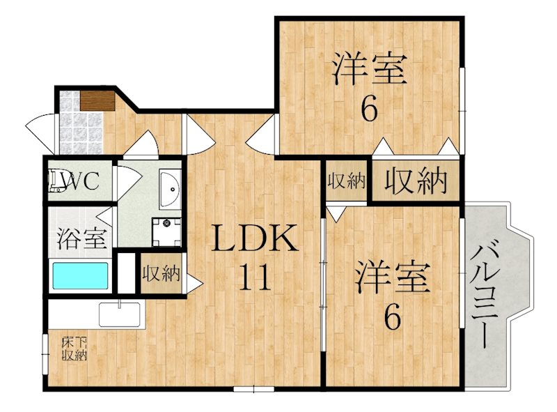 マイドリーム　Ｂ 間取り図