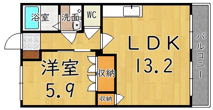 セントフィールド葛城Ⅱ 間取り図